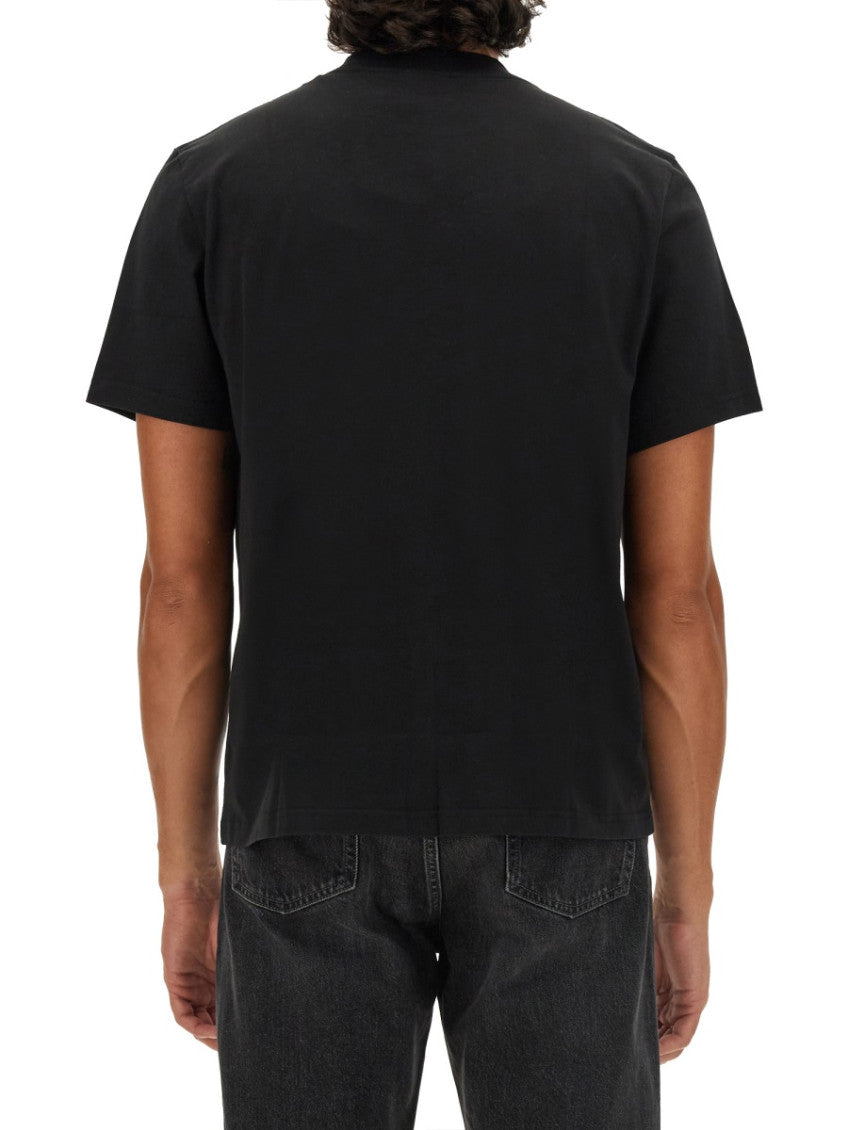 Black Mock Collar T-Shirt 3