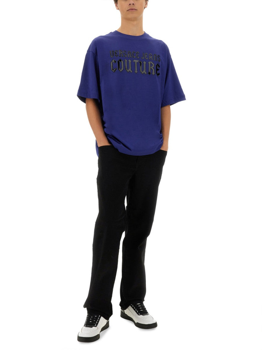 Blue Crew Neck T-Shirt 2