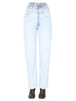 Denim Straight High Rise Jeans 1
