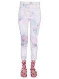 Purple Straight High Rise Jeans 1