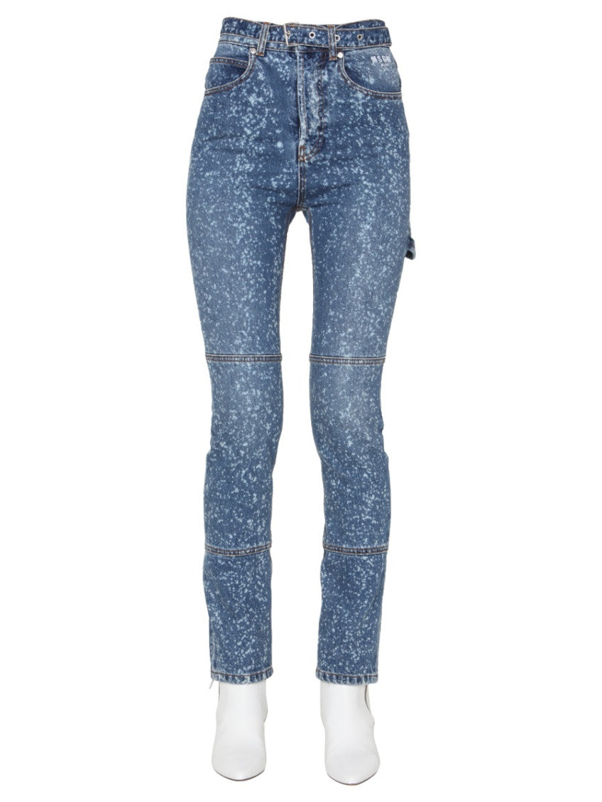 Blue Skinny High Rise Jeans 1