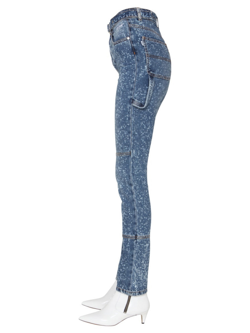 Blue Skinny High Rise Jeans 3