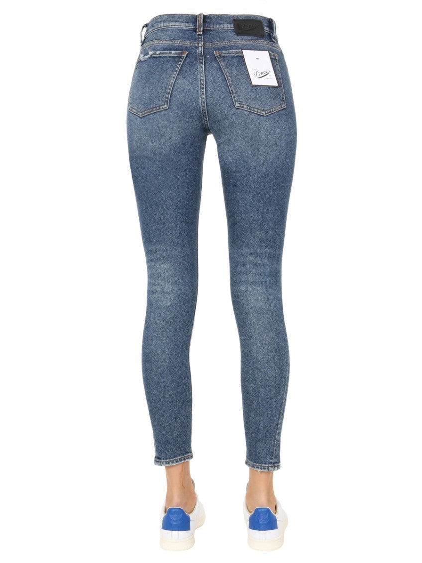 Denim Skinny Mid Rise Jeans 2
