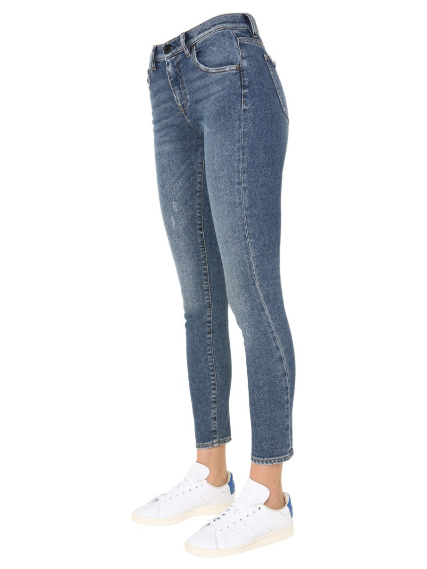 Denim Skinny Mid Rise Jeans 3