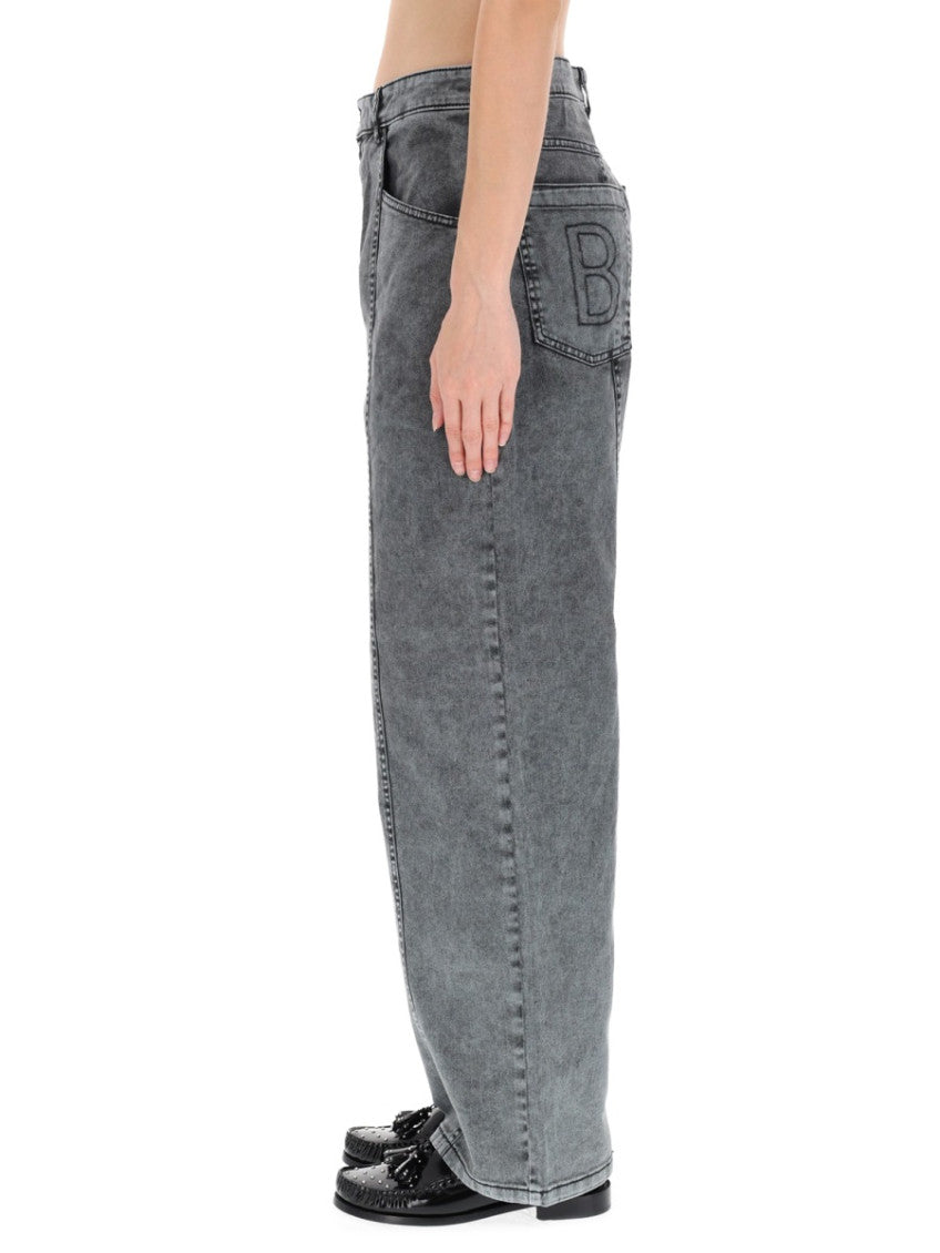 Black Loose High Rise Jeans 3