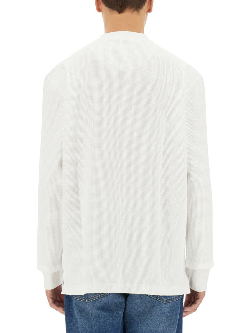 White Henley T-Shirt 3