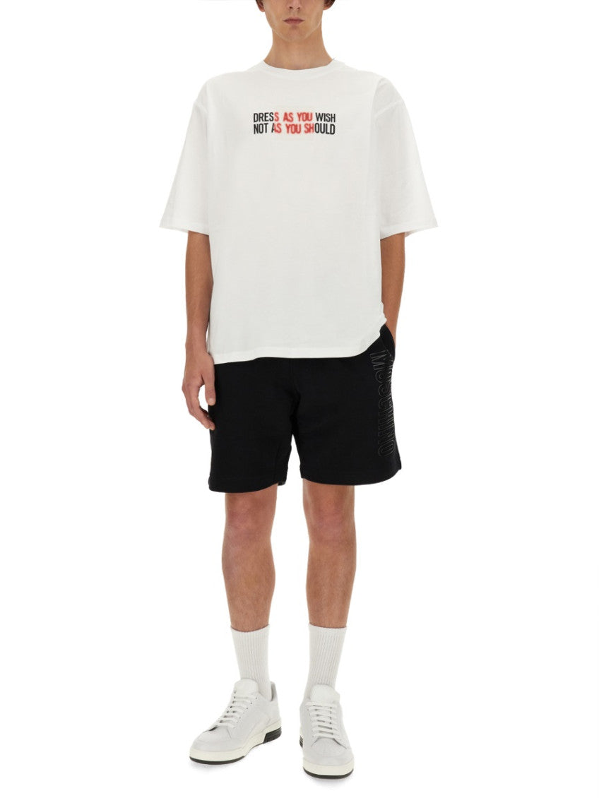 White Crew Neck T-Shirt 2