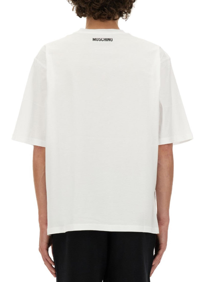 White Crew Neck T-Shirt 3
