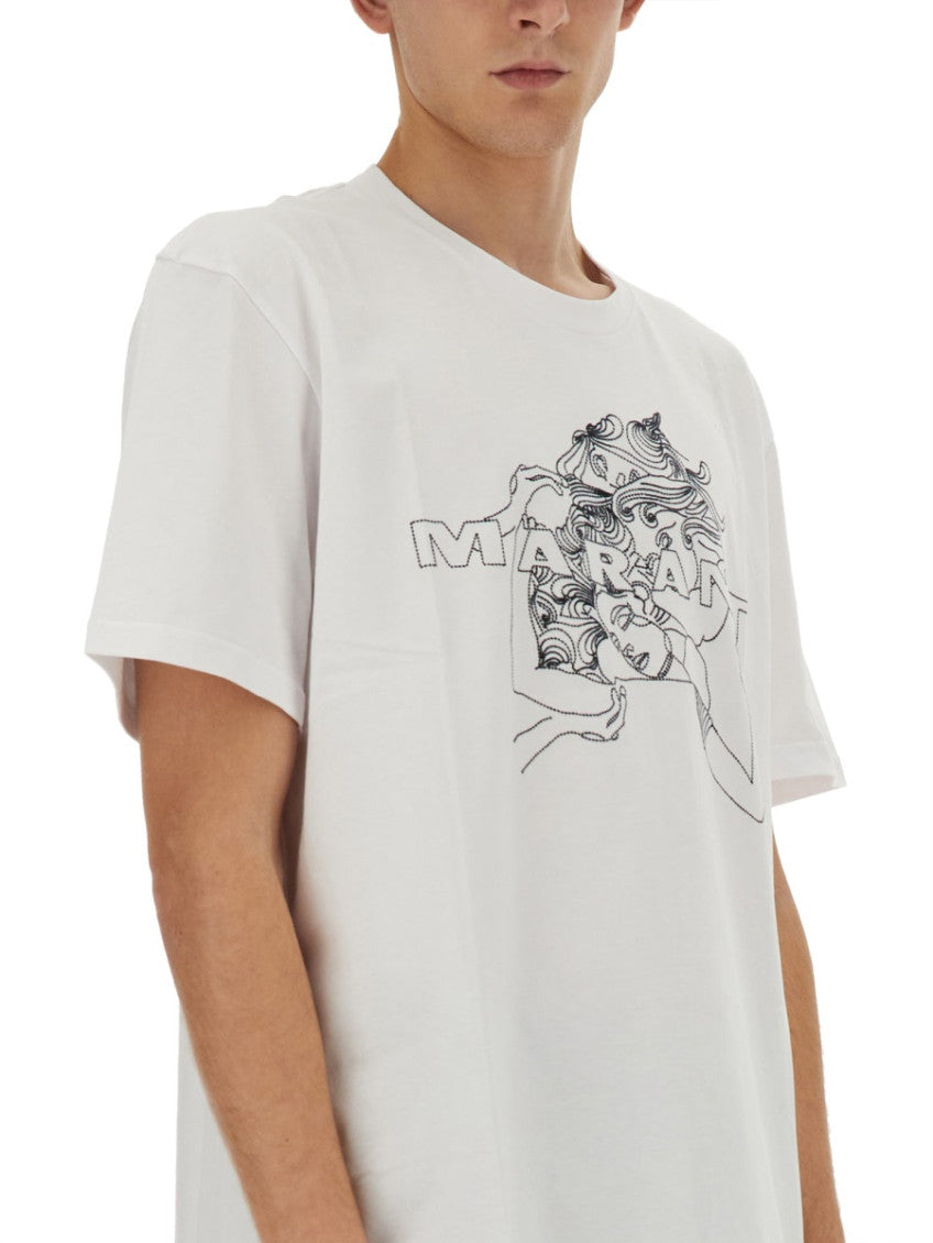 White Graphic T-Shirt 4