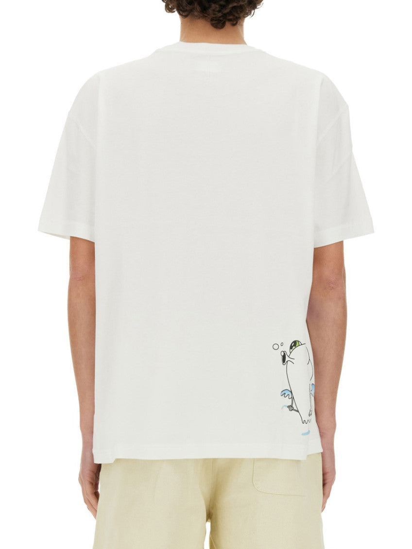 White Crew Neck T-Shirt 3