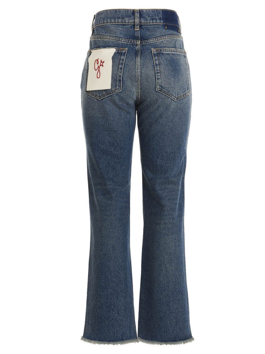 Blue Used-effect hem detail 2