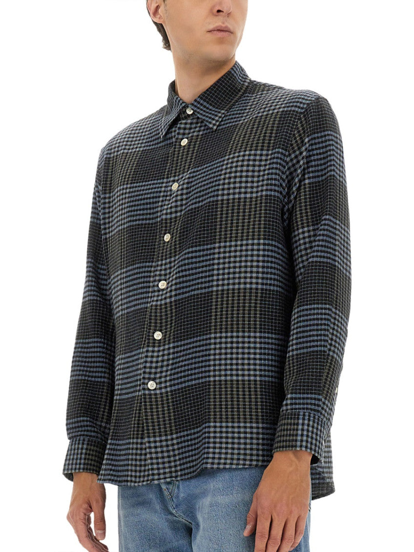 Blue Regular Check Shirt 4