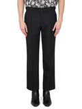Black Straight Pleated Pant 1