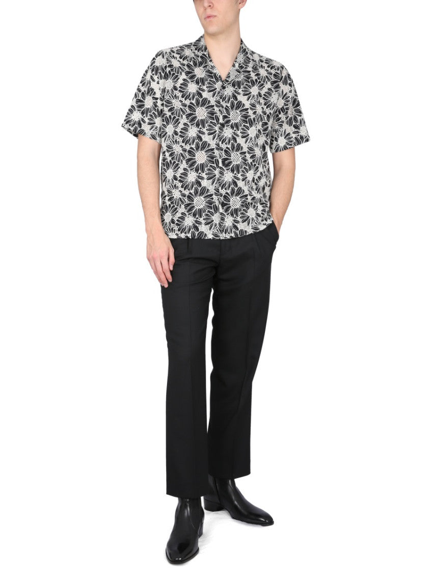 Black Straight Pleated Pant 2