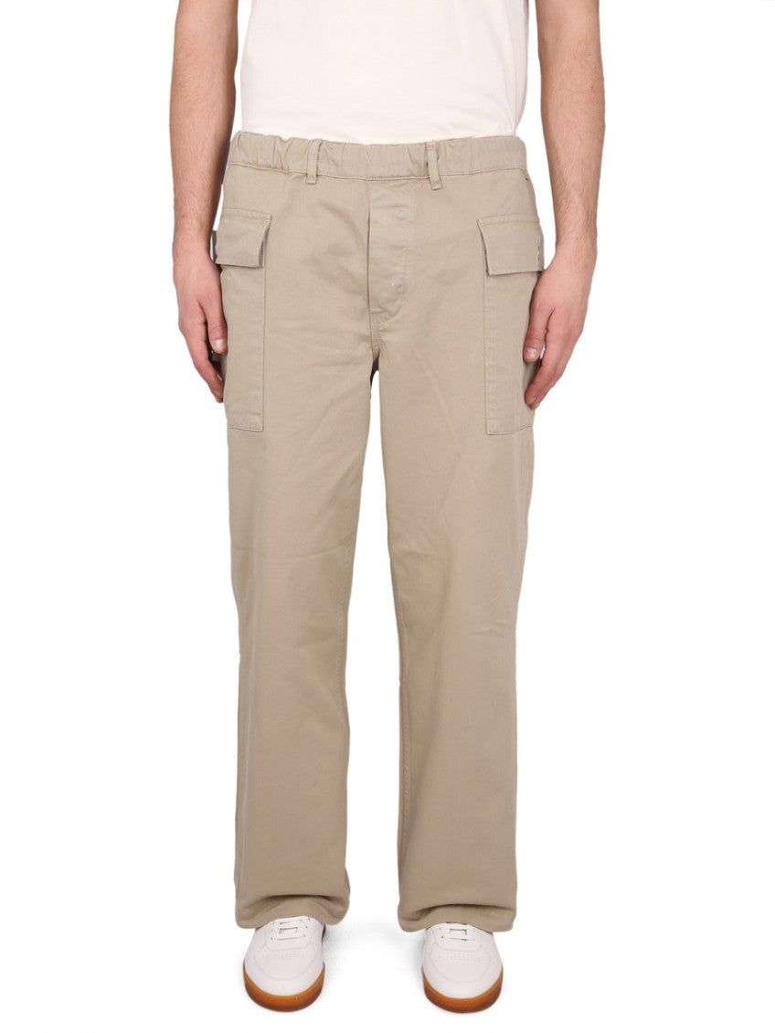 Beige Regular Joggers 1