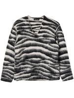 BlackWhite Printed Sweater 1
