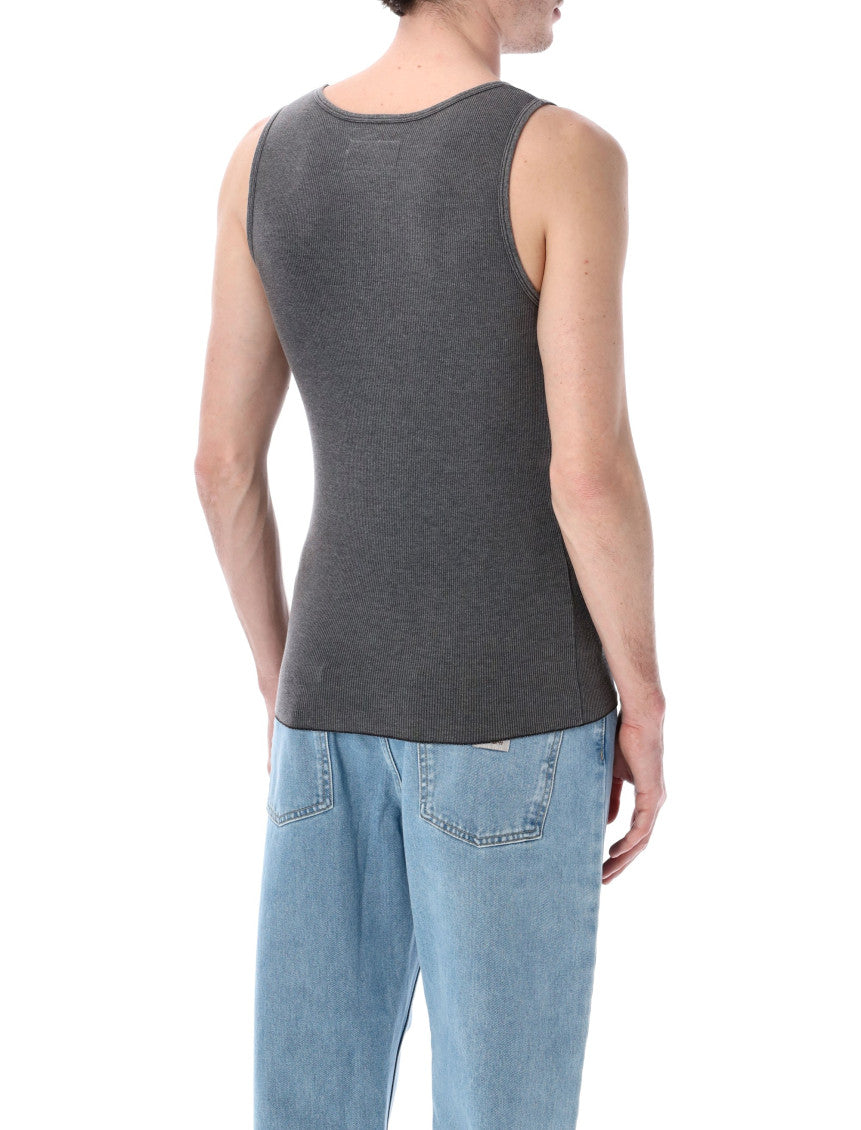Grey Round Neck T-Shirt 2