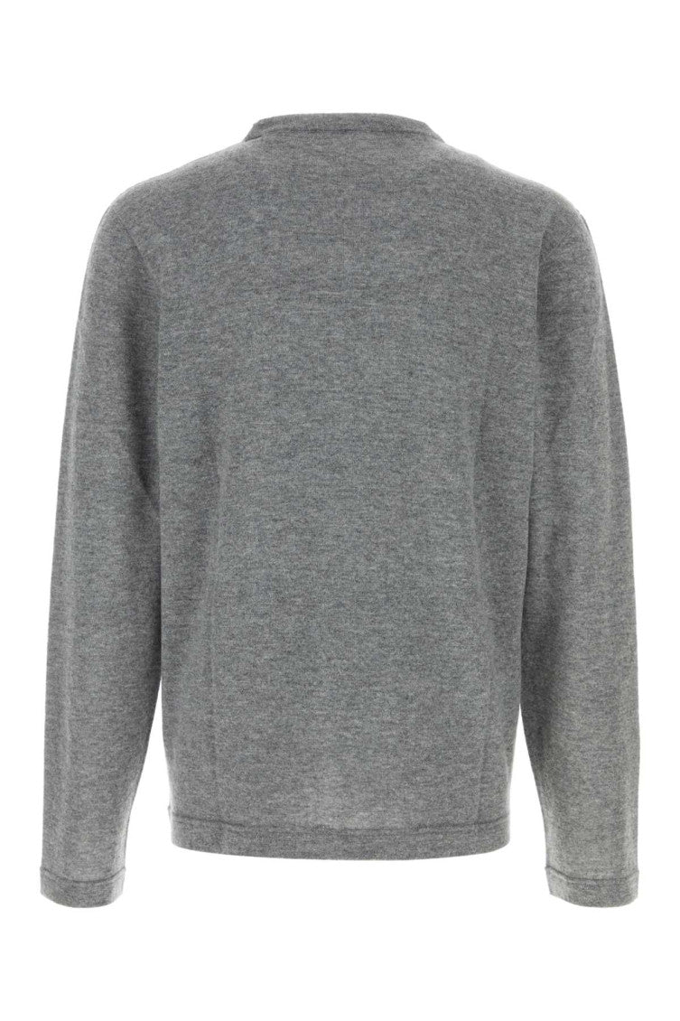 Grey Crew Neck Sweater 2