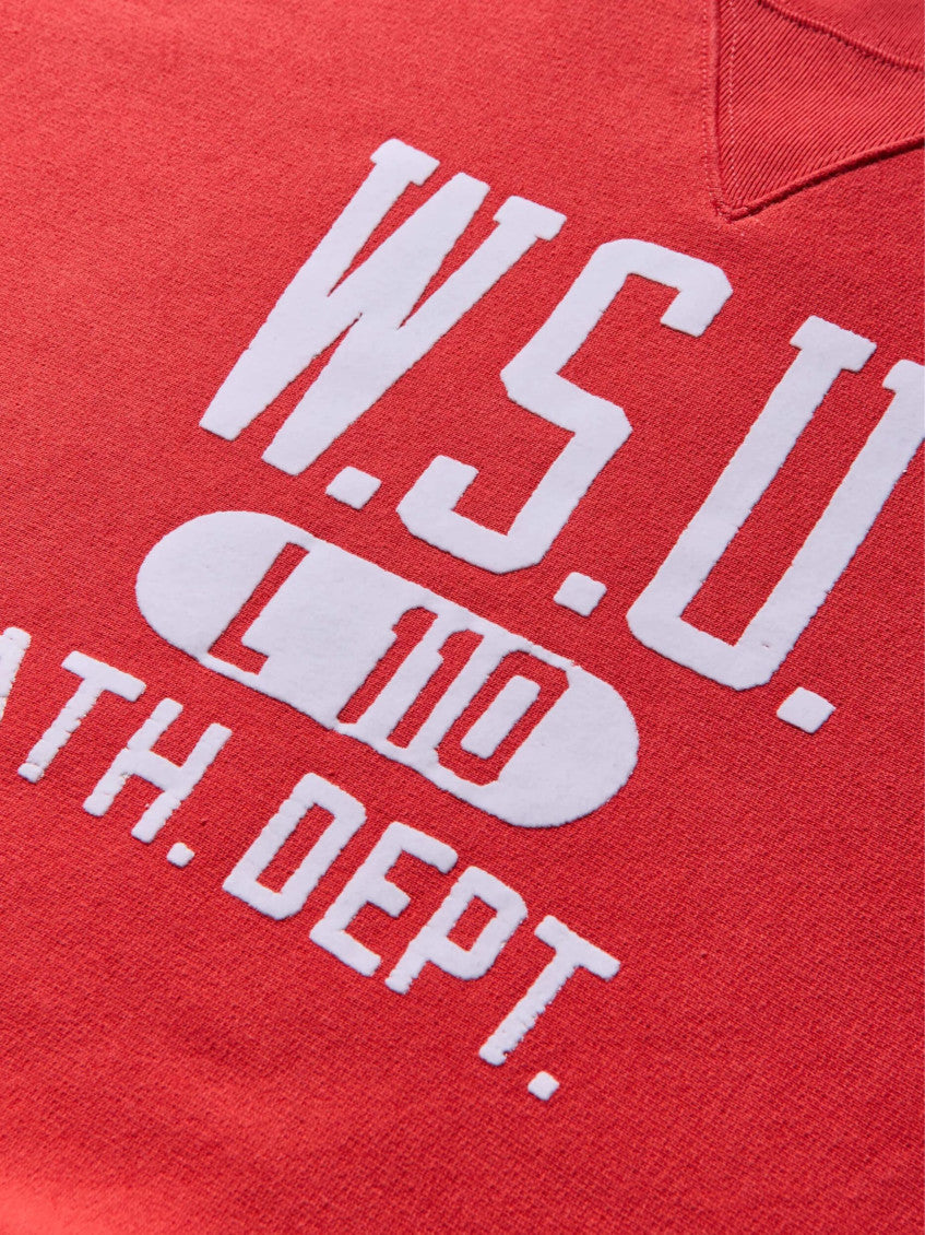 Red Crew Neck Sweatshirt 3