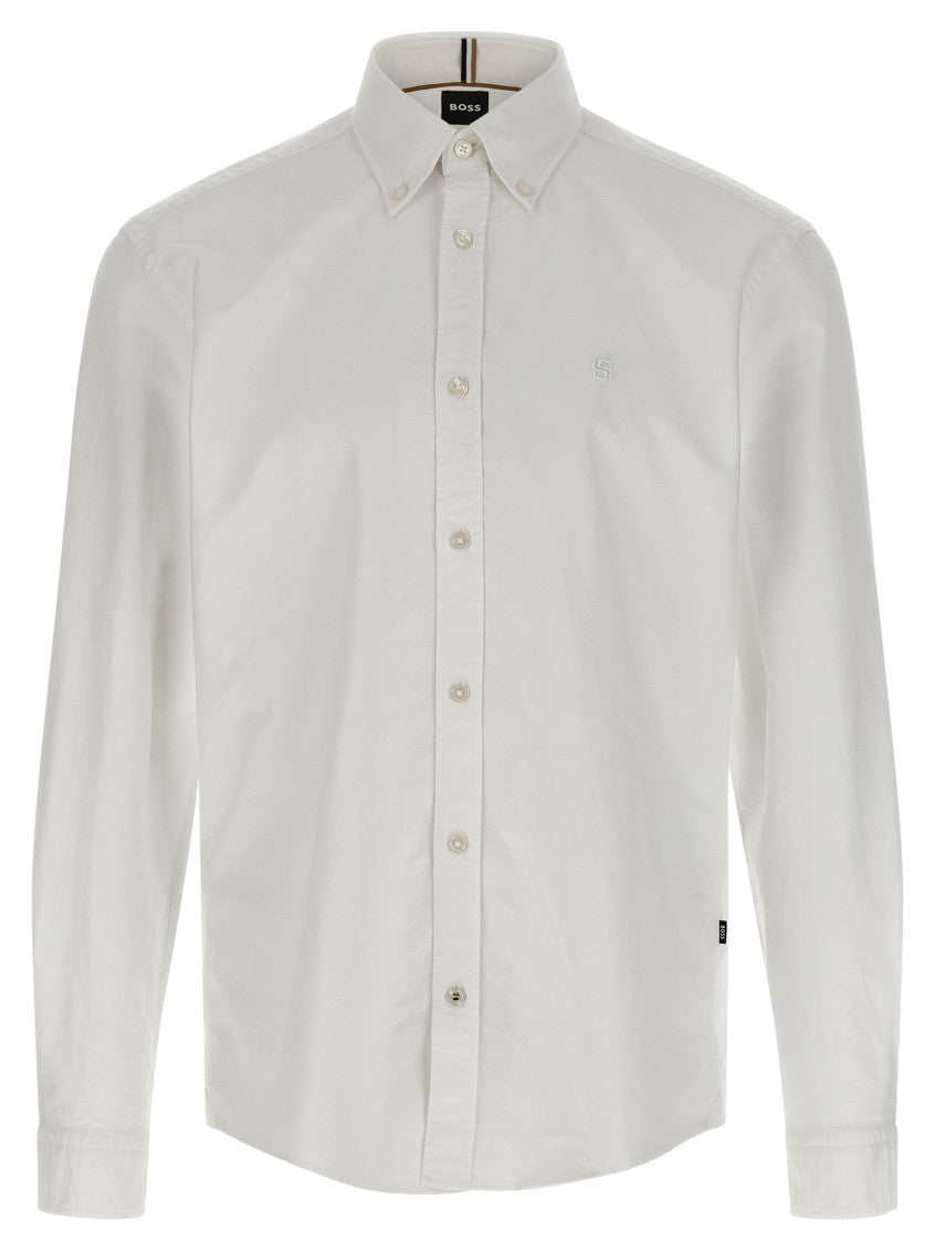 White Regular Solid Shirt 1
