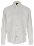 White Regular Solid Shirt 1