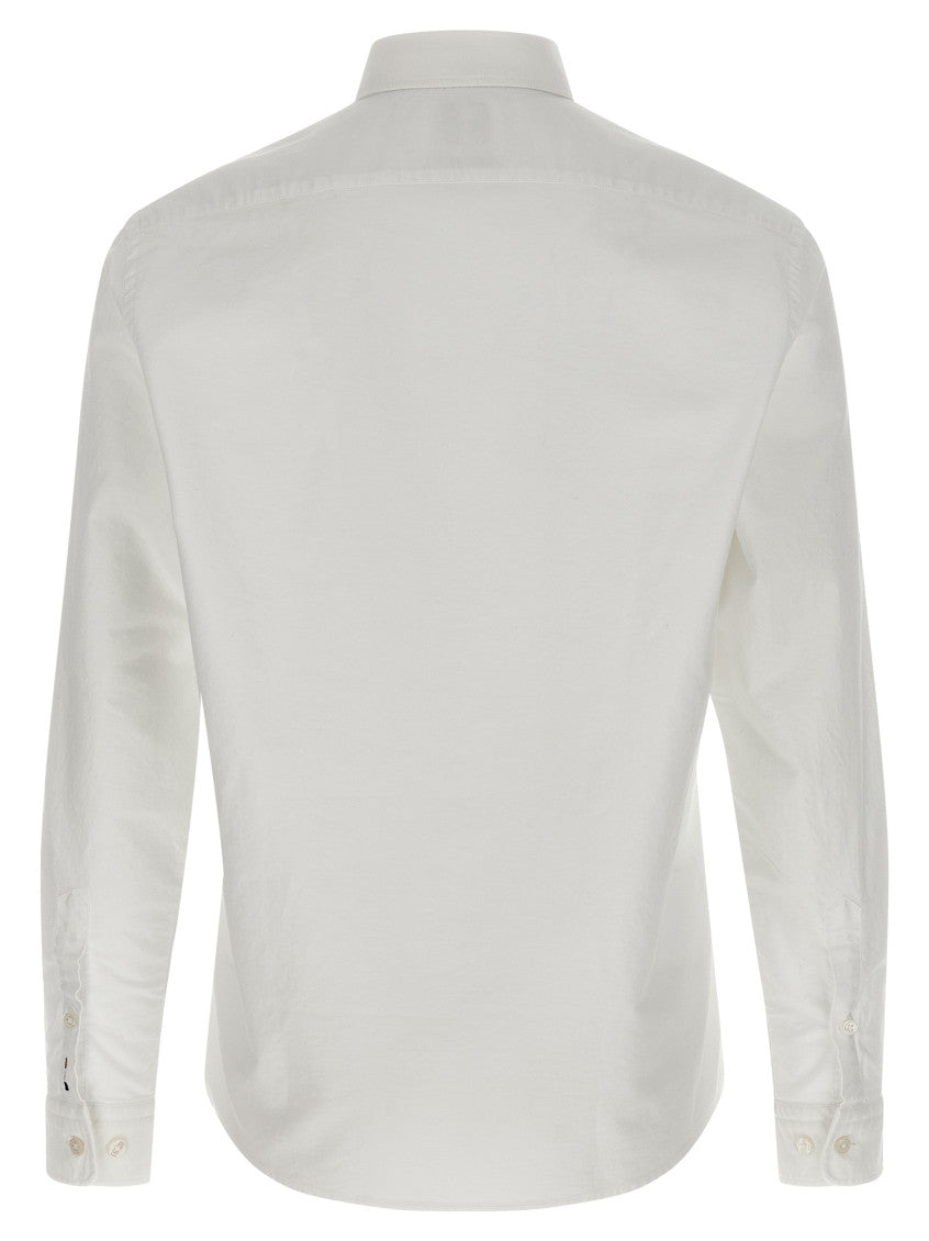 White Regular Solid Shirt 2