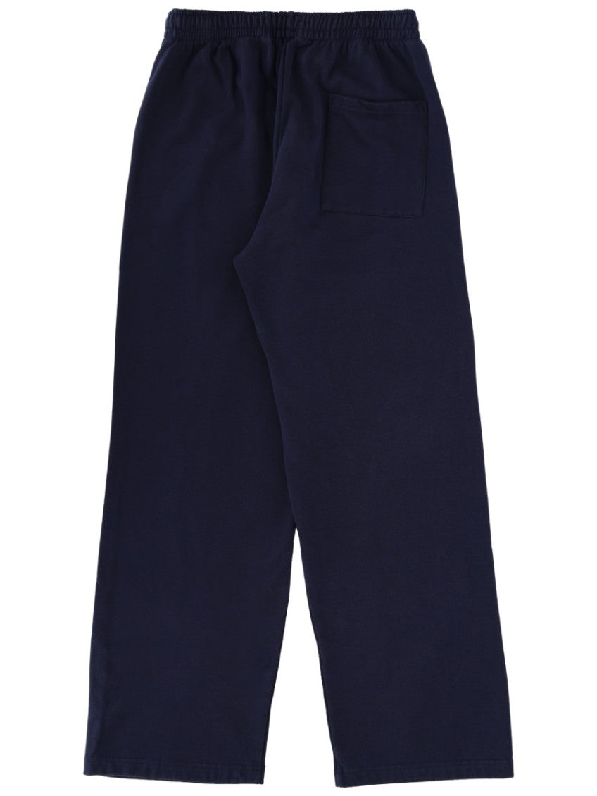 Dark Navy Logo Trousers 2