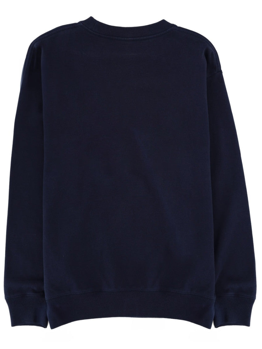 Navy Blue Graphic Sweatshirt 2