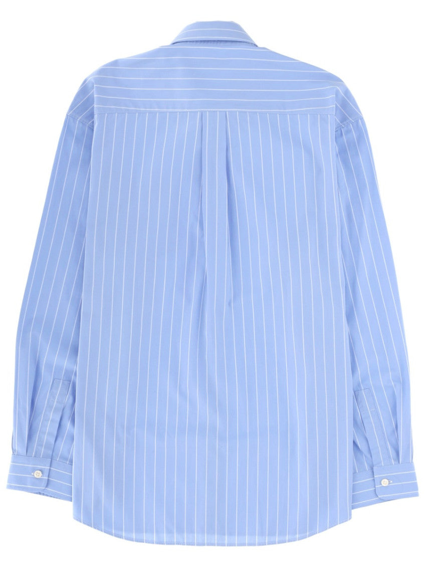 Blue Oversized Stripes Shirt 2