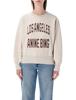 Beige Graphic Sweatshirt 1