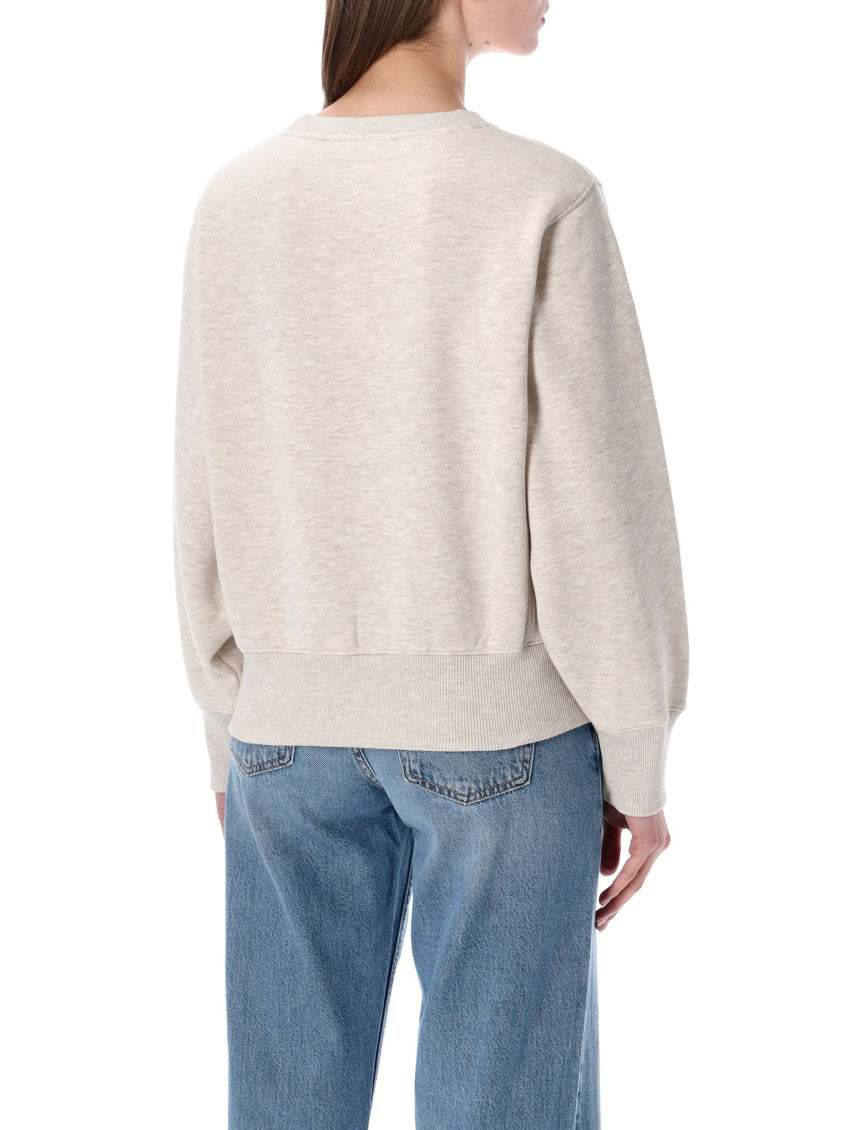 Beige Graphic Sweatshirt 2