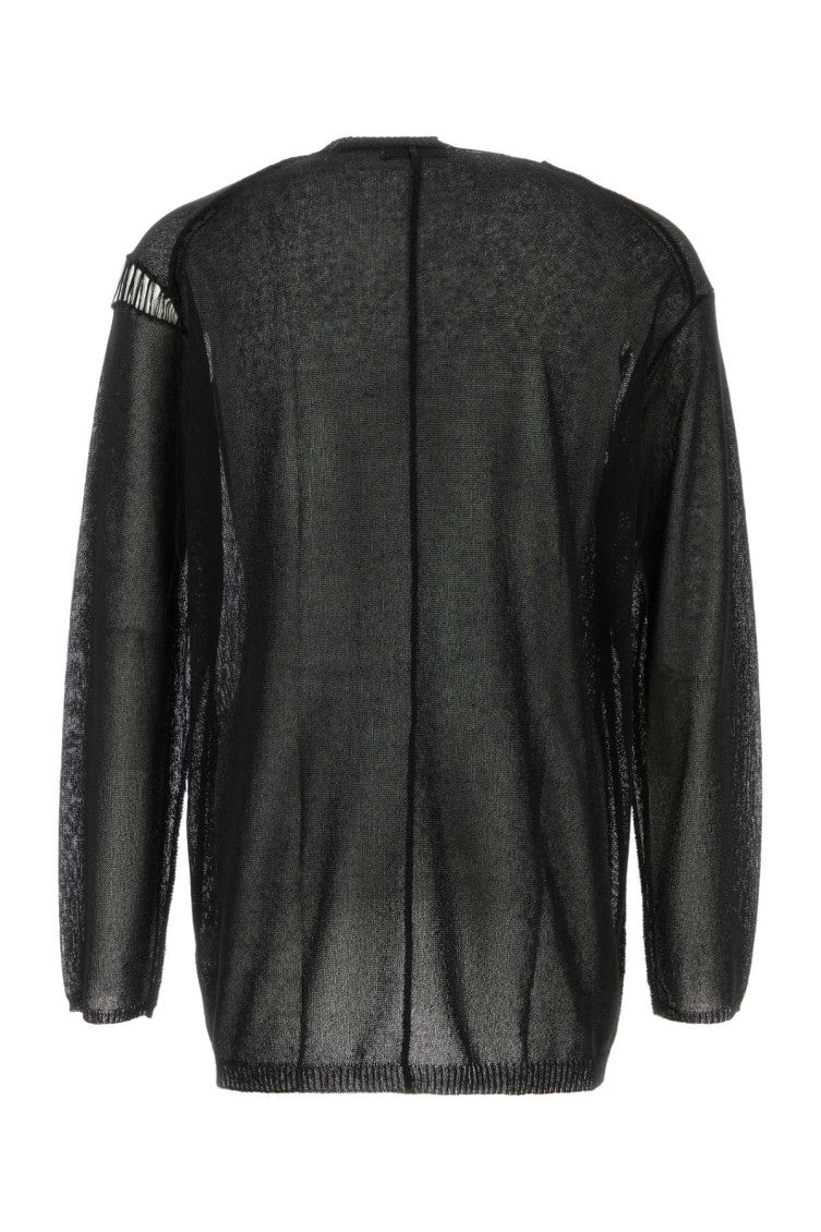 Black Round Neck Sweater 2