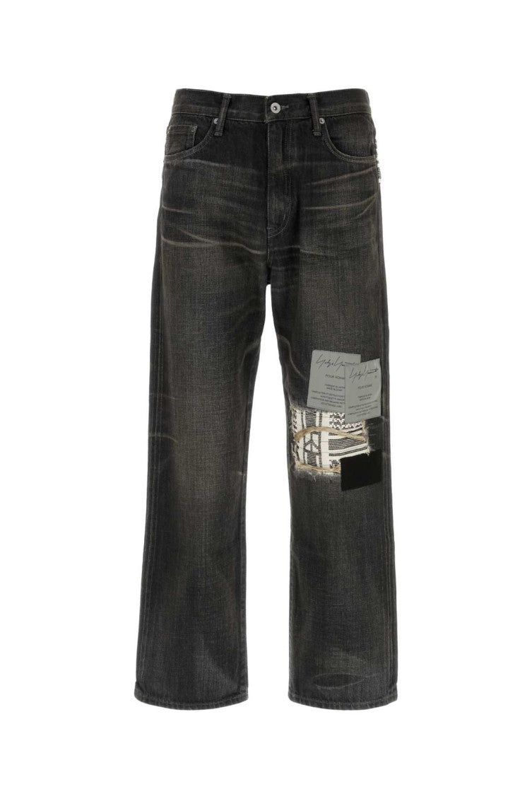 Black Mid Rise Jeans 1