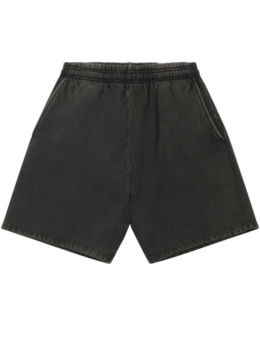 Black Solid Shorts 1