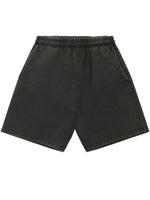 Black Solid Shorts 1