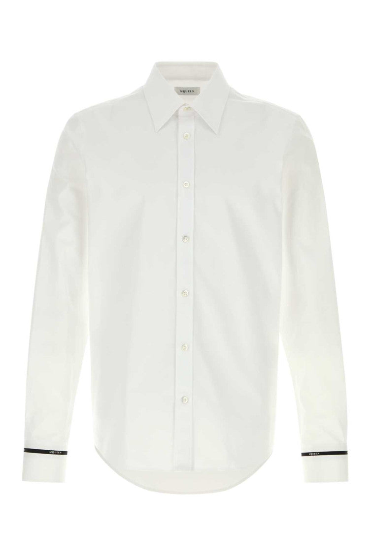 White Regular Solid Shirt 1