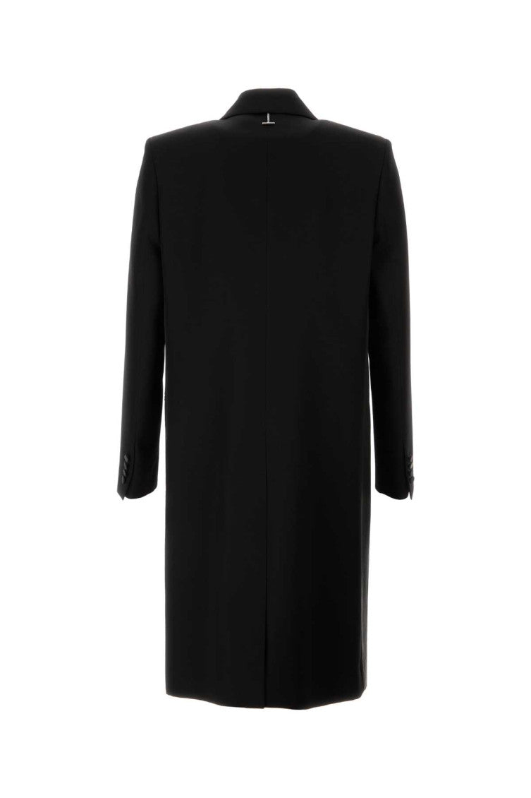 Black Tailored Trench Coat 2