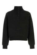 Black Mock Collar Sweatshirt 1