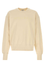 Beige Crew Neck Sweatshirt 1