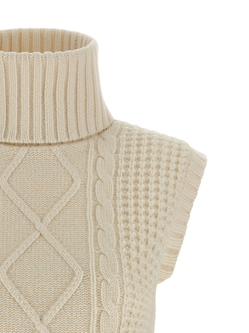White Turtle Neck Sweater 3