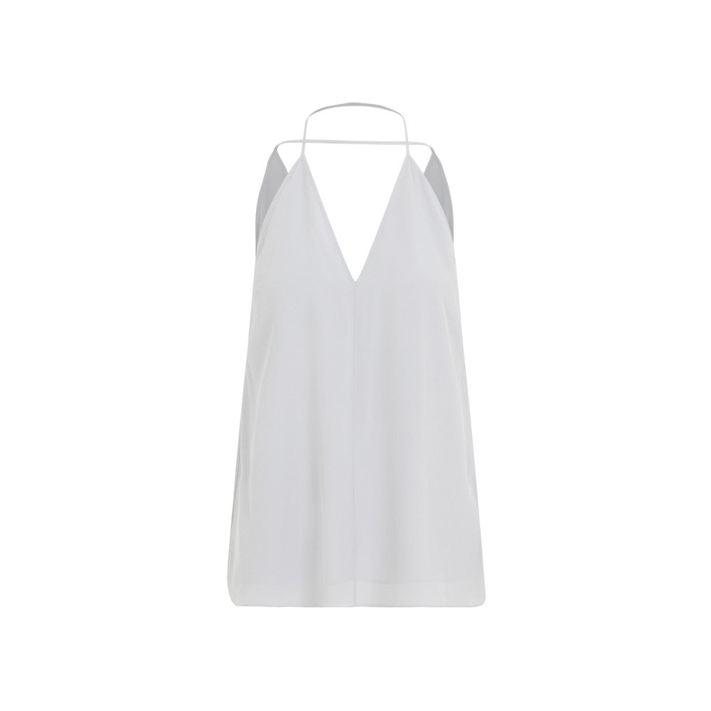 White Double-halter Top 1