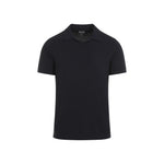 Navy Blue Solid Polo 1