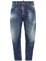 Navy Blue Cotton Jeans 1