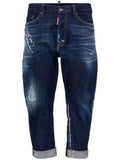 Navy Blue Cotton Denim 1