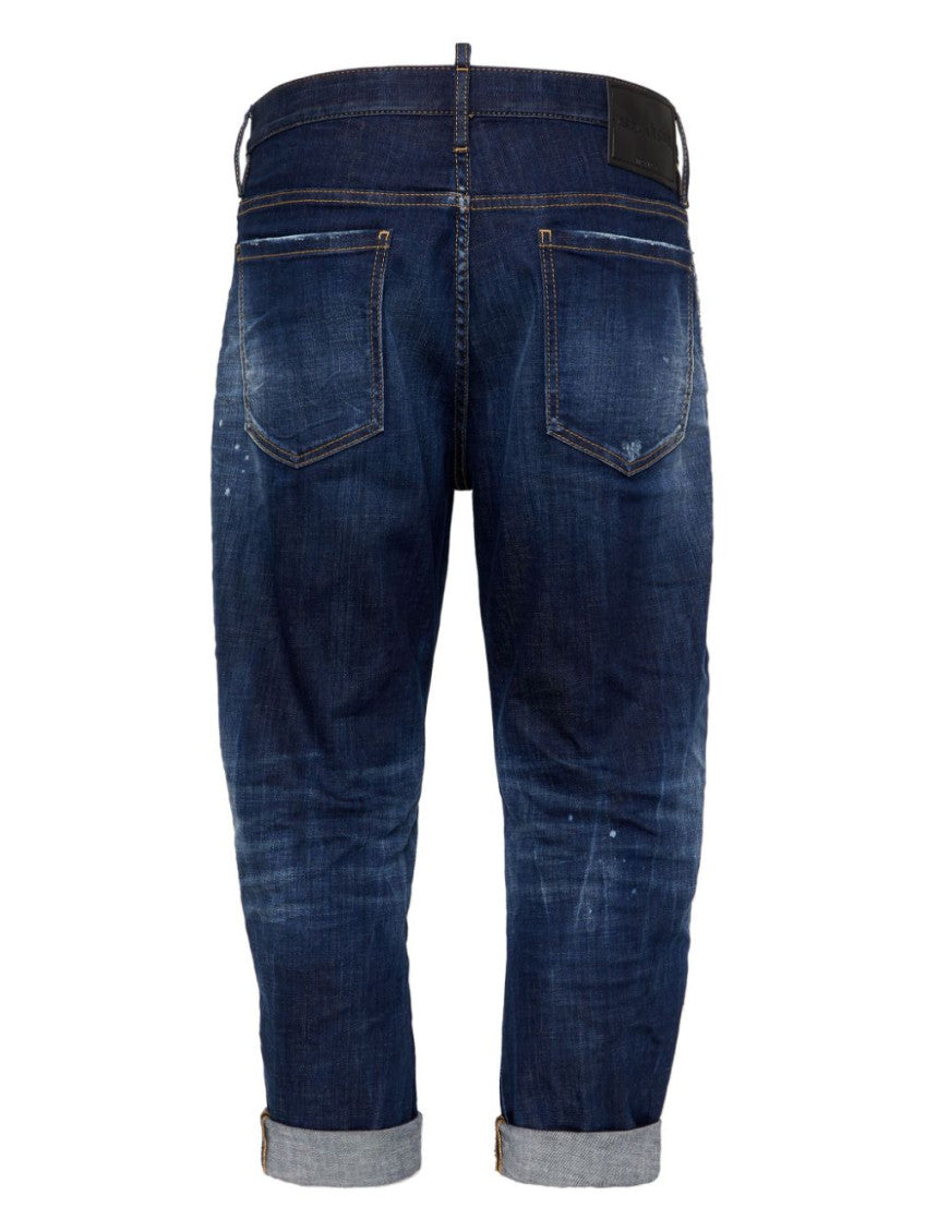 Navy Blue Cotton Denim 2