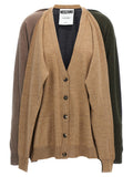 Multicolor 4-sleeve cardigan 1