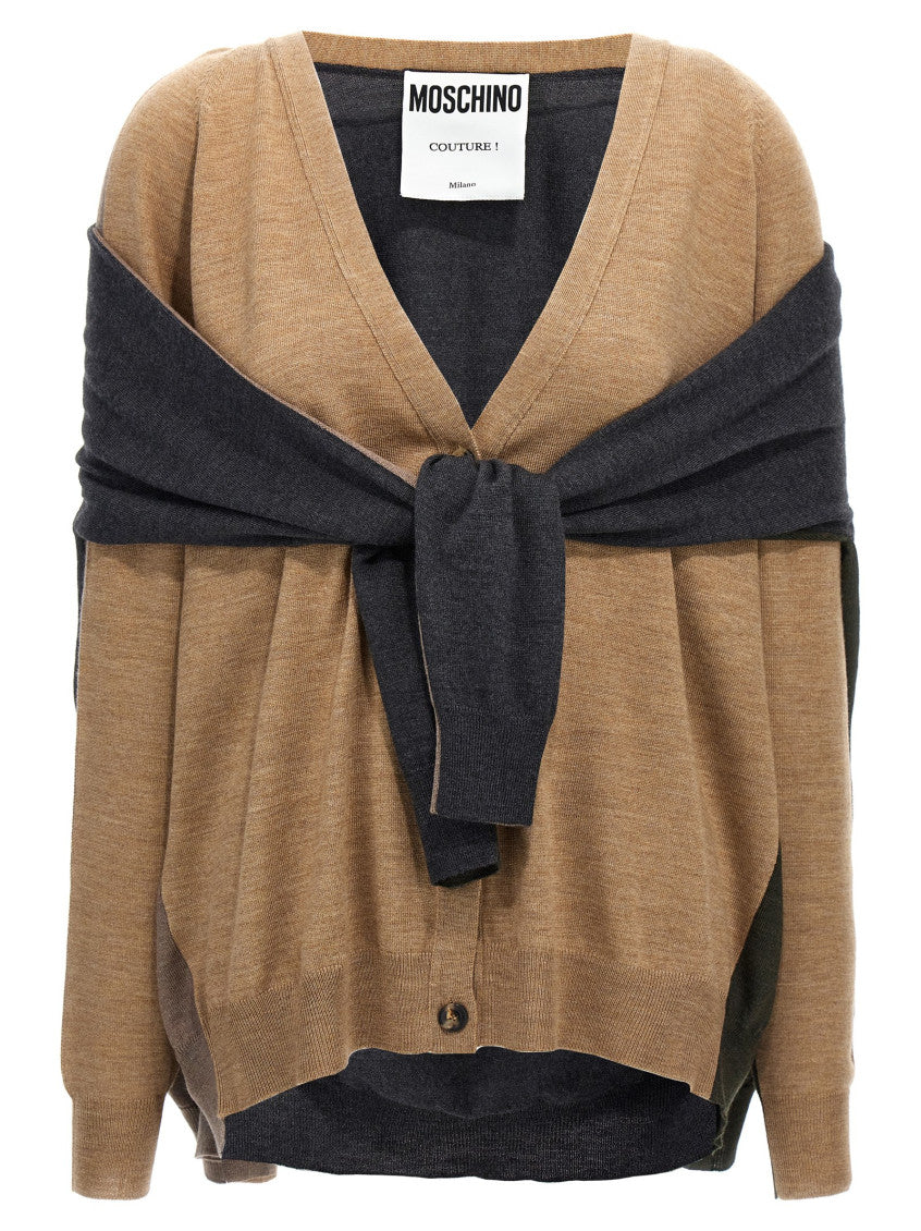 Multicolor 4-sleeve cardigan 2