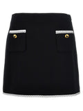 Black Heart Button Skirt 1