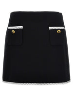 Black Heart Button Skirt 1
