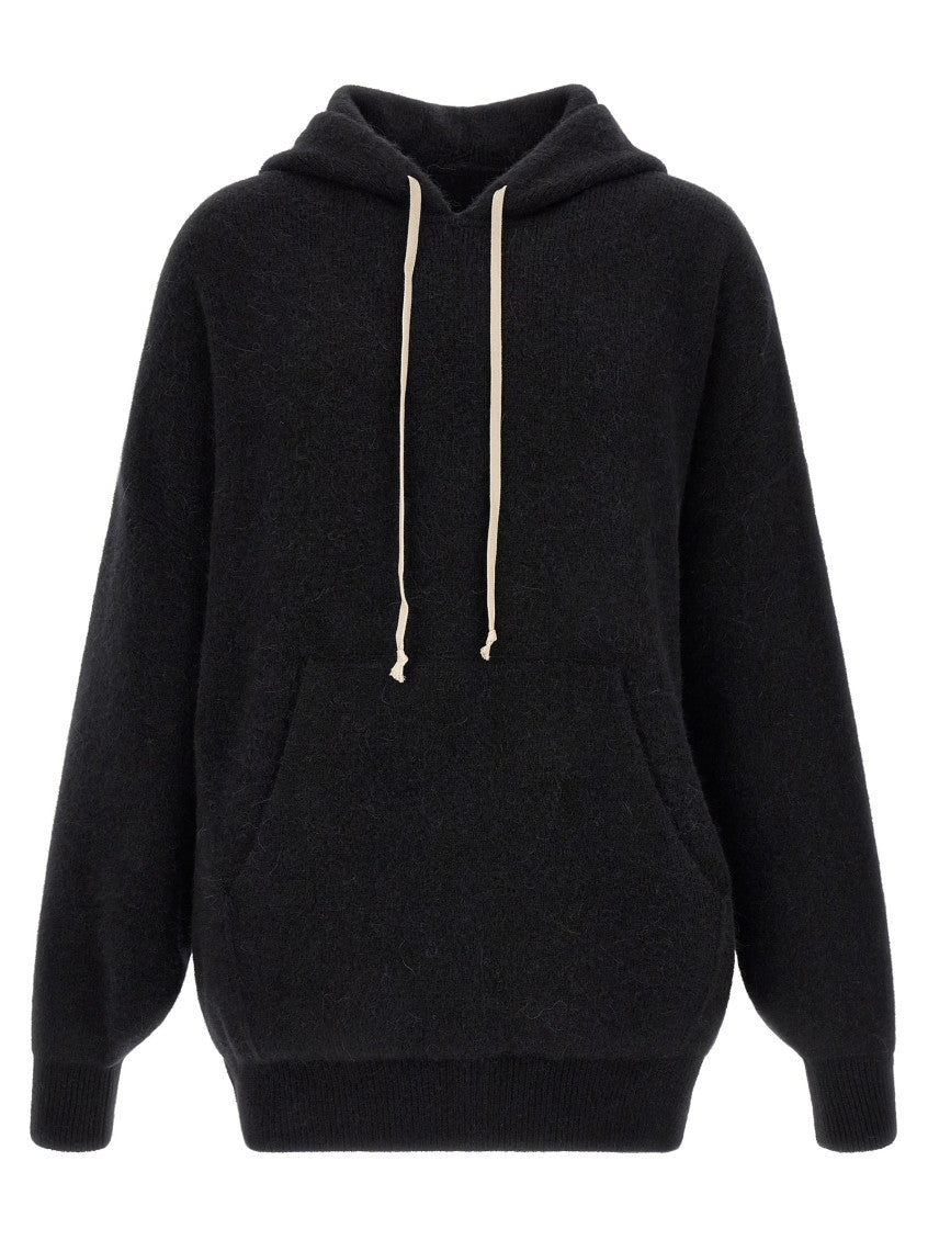 Black Solid Hoodie 1